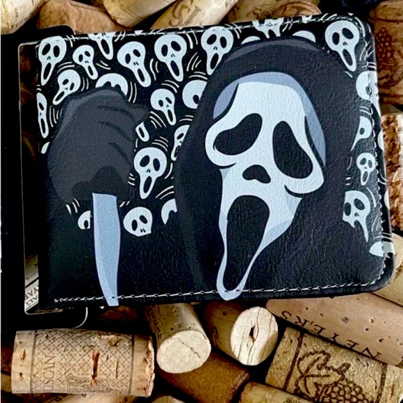 Scream movie mens wallet bifold black white
Card Case ID ghostface new - Picture 1 of 6